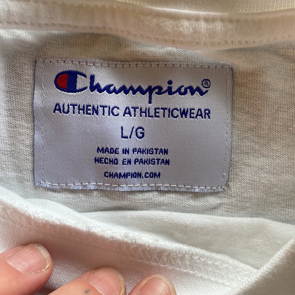 Champion white crop top - Picture 2 of 3